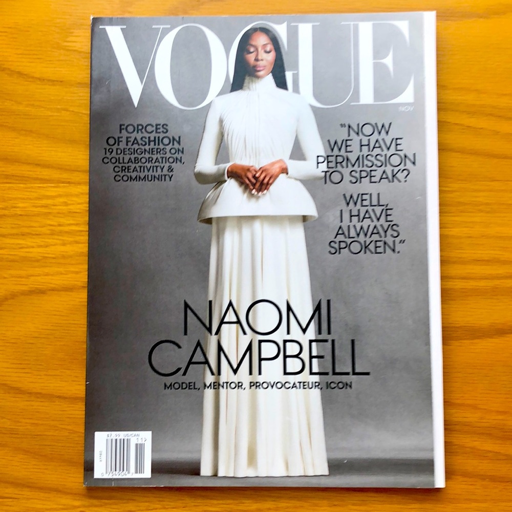 VOGUE NOVEMBER 2020 NAOMI CAMPBELL